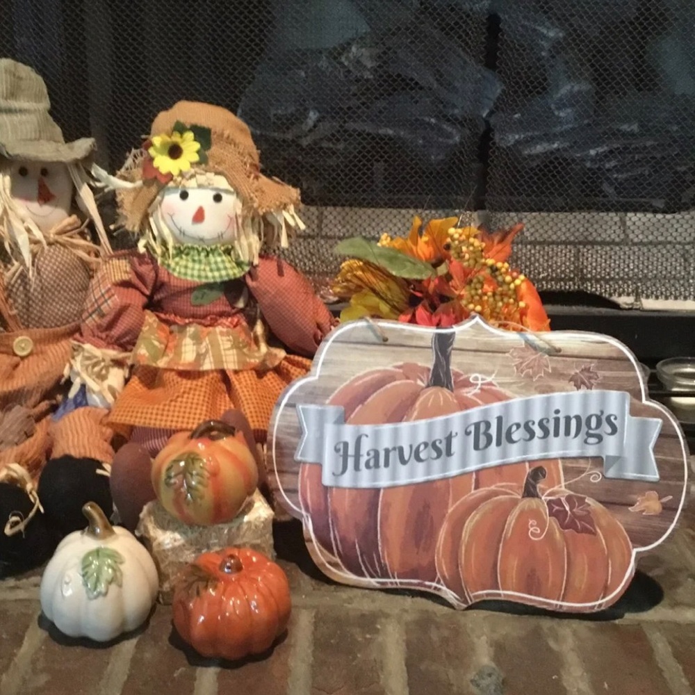 Harvest Blessings Sign